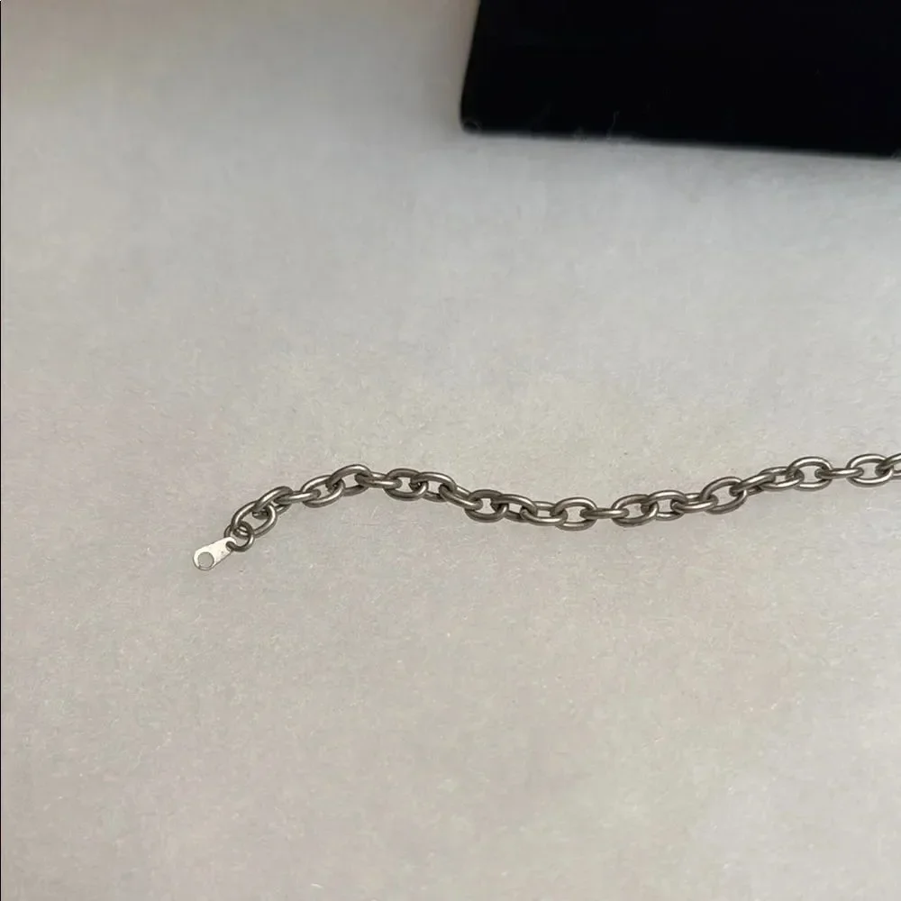 Vintage Silver Chain Bracelet lot C11